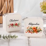 1PC MINI Classic Jewelry Storage Box Stylish Diy Pattern Earrings Necklaces Bracelets Rings Storage Box Perfect Holiday Personal