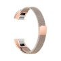 Replacement S/steel Milanese Mesh Strap For Fitbit Alta - R/gold - S/m/l
