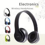 1PC Over-ear Headset USB Lithium Battery Fold Cat Light Earphones Cartoon Wireless Headsets