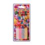 Birthday Candles With Holders 24-PIECE 3 Pack Assorted Colours