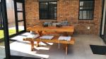 8-SEATER Cross-legged Set In Light Oak Varnish