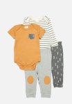 PoP Candy 4 Piece Bodyvest& Legging Set-rust & Black & White