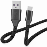 Volkano Weave Series Braided Type-c Cable 3M 30W - Black VK-20145-BK