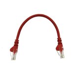 Linkbasic 22CM Utp CAT5E Flylead - Red