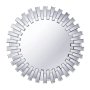 Luxury Design Round Geometric Wall Mounted Mirror - 90CM X 90CM