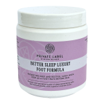 Private Label Better Sleep Luxury Foot Formula Soak 500g Tub
