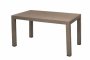 Elite 6 Seater Plastic Table - Cappuccino