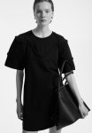 Braid-trim T-Shirt Dress - Black