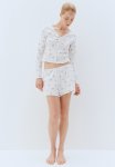 Pointelle Pyjamas - White