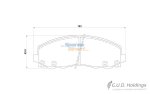 Stone Brake Pad Set Front SP31780