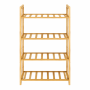 Multi Purpose Bamboo Freestanding Shelving Unit