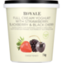 Strawberry Blackberry & Black Cherry Full Cream Yoghurt 1KG