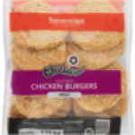 Mega Frozen Crumbed Chicken Burgers 1.15KG
