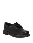 Leather Lace-up School Shoes Size 8-1 Younger Boy