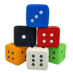 Plush Dice Cube With Suction