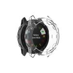 For Garmin Fenix 6X 6X Pro Smart Watch Half Coverage Tpu Protective Case Transparent