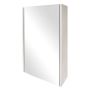 Bathroom Mirror Cabinet One Door White 60 X 45 X 12