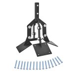 Weathervane Steel Adjustable Cupola Mount Weather Vanes Mount For Roof With Mounting Brackets Extension 4 Plates