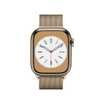 Apple Watch 45MM Series 8 Gps + Cellular Aluminum Case Stainless Steel - Gold Best