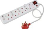 Ellies Multi-plug With Surge Protection 8 Way