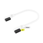 Corsair Icue Link 135MM Right-angled White Cable Kit – 2-PACK
