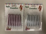 Happy Birthday Candles 8 Pieces