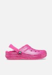 Crocs Classic Lined Glitter Clog K - Fuchsia Fun