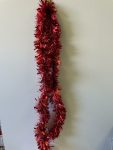 Classic Christmas Tinsel - Red green gold