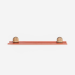 Emerging Creatives Bobby Shelf - Oxy Red Dark Oak - Large