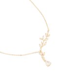 Goldair Gold Cubic Zirconia Vine Pear Necklace