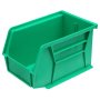 Stack & Hang Parts Storage Bin – Small Plastic Container – Size 4 – 21 X 14 X 13 Cm – Green – BIN-4-GREEN
