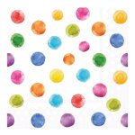 Serviette - Polka Dots White 33X33CM