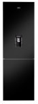 Defy 348LT Black Glass Fridge DAC652