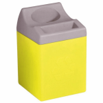 Complete Plastic Recycle Battery Bin – Modulus – 33 X 33 X 66CM – Colour Options – Recmdbblyl