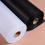 1PC Iron-on Adhesive Fusible Interfacing 100CM - White black Non-woven Fabric For Sewing & Crafts