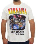 Mens Printed Nirvana Tee - 10XL Cream