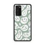 Custom Printed Tpu Cases - Huawei P40 & 39 Green Smiley& 39 By