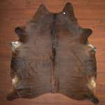 Aa Grade Cow Hide 393 Brown white XXL - Extra Extra Large Brown Brindle
