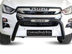 Isuzu RT85 2018 – 2024+ GEN6 And 7 Nudge Bar Pdc 409 Stainless Steel Powder Coated Black Asb