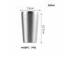 Heartdeco 2PCS Stainless Steel Double Wall Tumbler Cup