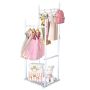 Wooden Garment Coat Clothes Hanging Duty Rack