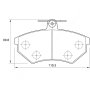 Volkswagen Kbc Brake Pads Front For Audi - Spares Direct