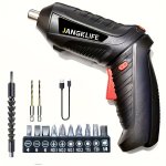Small Hand-held Electric Screwdriver Set 90 Rotatable Foldable Hand Drill Screwdriver Bits