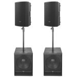 Audiocenter Ma+ Pack 2 : 2 X MA15+ 15 Active Speakers & 2 X MA118 18 Active Subwoofers