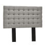 Nu Dekor - Benno Button Headboard - Queen - Grey