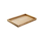 Serving Tray Wood Natural 33X22CM