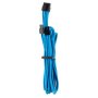 - Premium Individually Sleeved Pcie Cables Single Connector Type 4 Gen 4 - Blue
