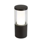 Carlo Bollard LED Outdoor Light Black