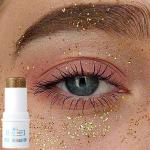 Sparkling Golden Glitter Stick - Versatile Body & Face Shimmer For Parties And Performances