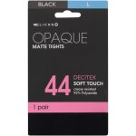 Clicks Opaque Pantihose 44D Soft Touch Black Large 1 Pack